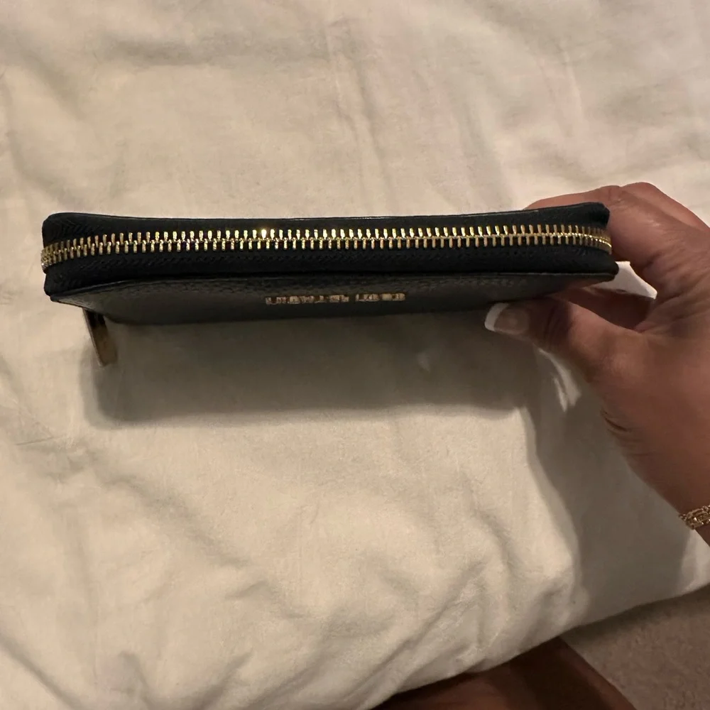 Michael Kors Pebbled Black Wallet - Picture 3 of 10